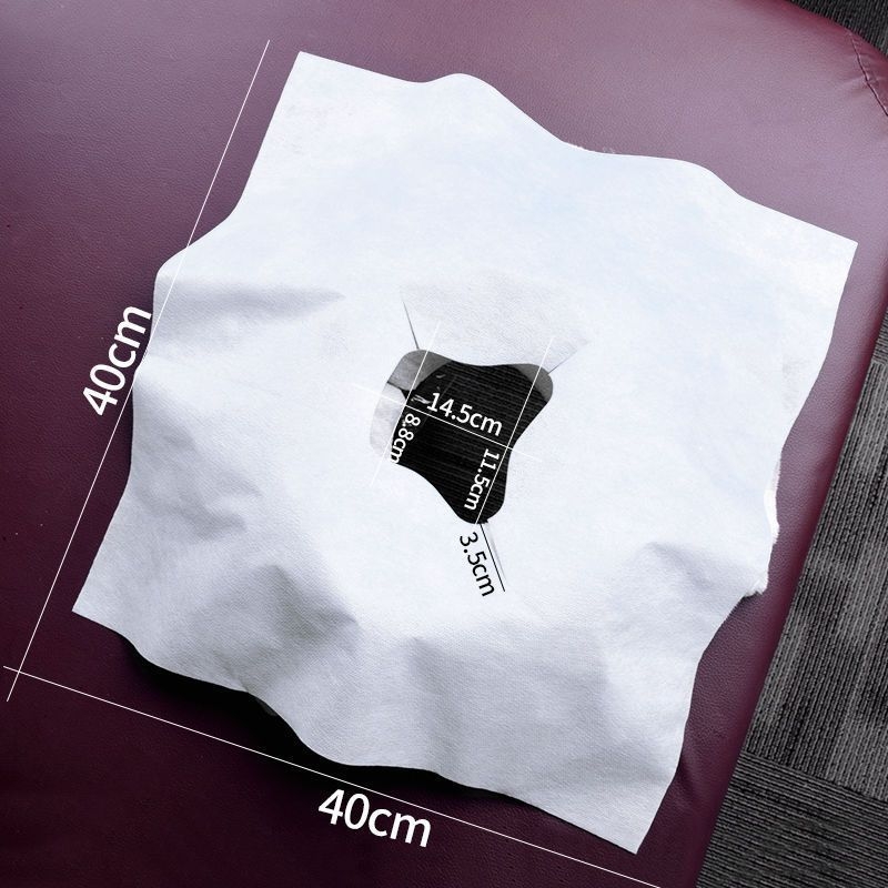 Vienkartinis veido rankšluostis su anga masažinei lovai, veido rankšluostis su anga, 140-170 g