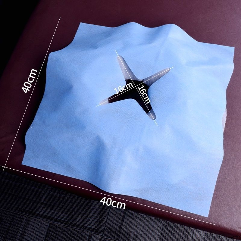 Vienkartinis veido rankšluostis su anga masažinei lovai, veido rankšluostis su anga, 140-170 g