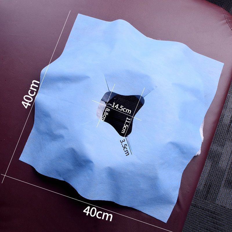 Vienkartinis veido rankšluostis su anga masažinei lovai, veido rankšluostis su anga, 140-170 g