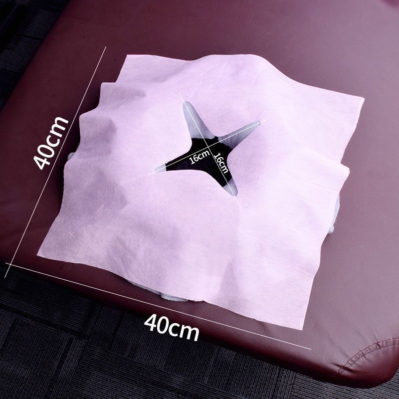 Vienkartinis veido rankšluostis su anga masažinei lovai, veido rankšluostis su anga, 140-170 g