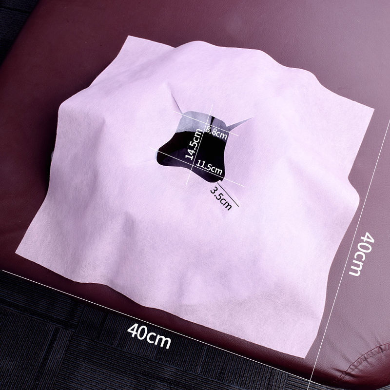 Vienkartinis veido rankšluostis su anga masažinei lovai, veido rankšluostis su anga, 140-170 g