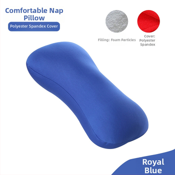 Kaulo formos pagalvė su putų dalelių užpildu, 120 g, audinys poliesterio spandeks, paprastas stilius, biurui