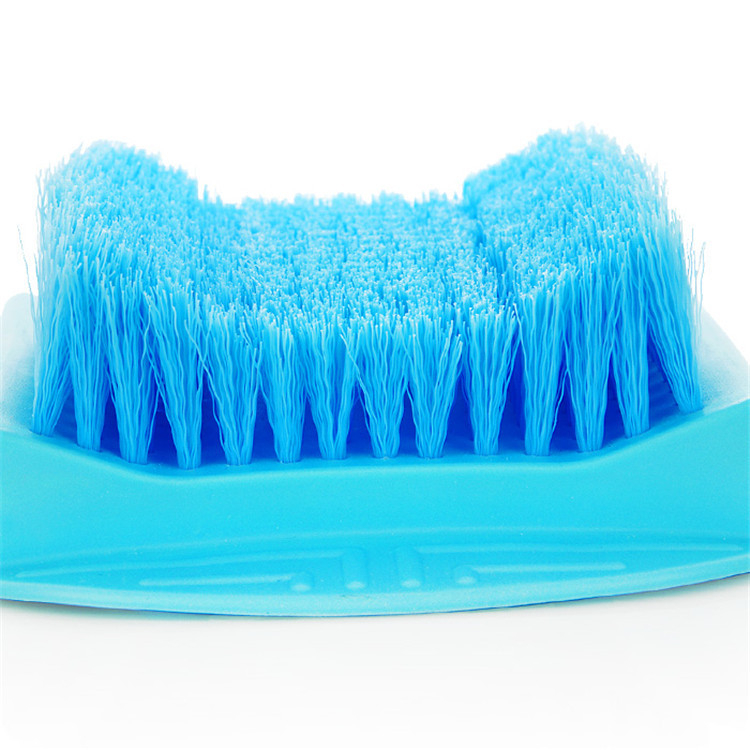 Zuhanyzós lábmosó kefe, exfoláló, puha sörtékkel, lábmasszázs, akasztóval és szívócsészével, TPR anyag