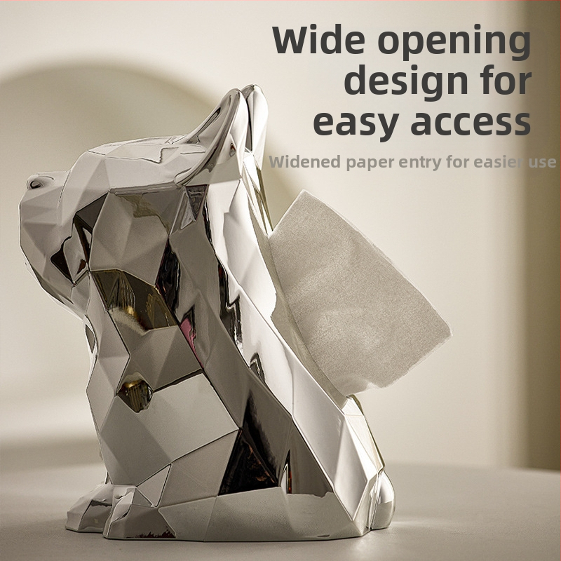 HL101102 ABS кутия за хартиени кърпички – луксозен стил, мултифункционален органайзер за дневна, автомобил и баня; произход Zhejiang