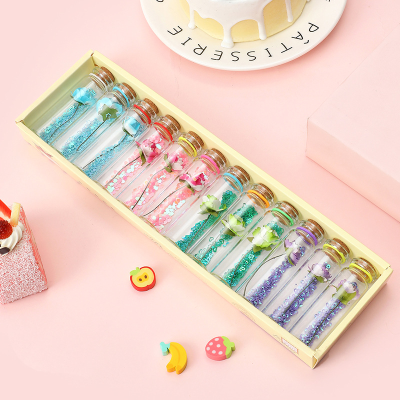 Runting Βιντάζ γυάλινη φιάλη ευχών, κρεμαστό διακοσμητικό με αγροτικό-παραδοσιακό στυλ