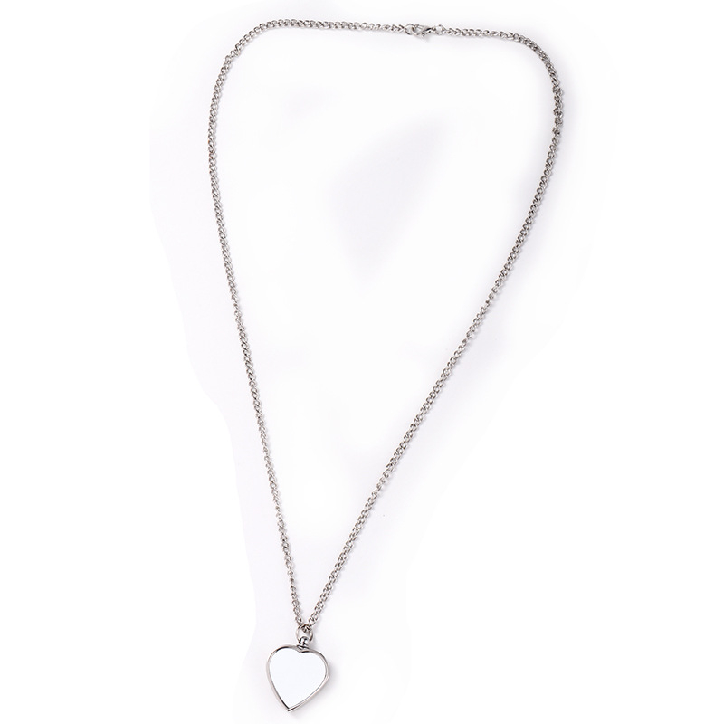 Колие | Сърцевидна висулка за съхранение на сувенири, метал: цинкова сплав, стил: модерен минимализъм, подходящ подарък за сватби, рожден ден, годишнина