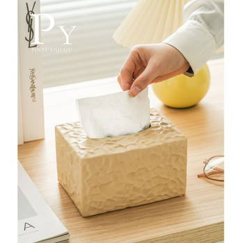 YBM κεραμική θήκη χαρτιού, γεωμετρικό σχήμα, μοντέρνο μινιμαλιστικό στυλ