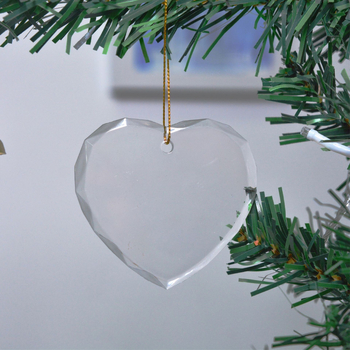 PVC κρεμαστό για χριστουγεννιάτικο δέντρο, με δυνατότητα εκτύπωσης φωτογραφίας, μοντέρνο στυλ τέχνης