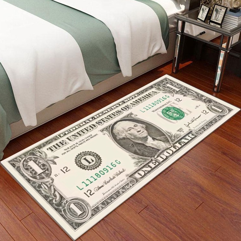 Crystal Velvet Floor Mat – квадратна подложка за хол и спалня, полиестерно влакно, печатна изработка, пране, персонализирана опция