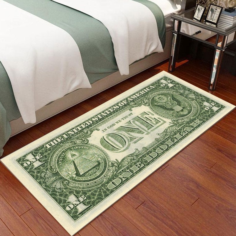 Crystal Velvet Floor Mat – квадратна подложка за хол и спалня, полиестерно влакно, печатна изработка, пране, персонализирана опция