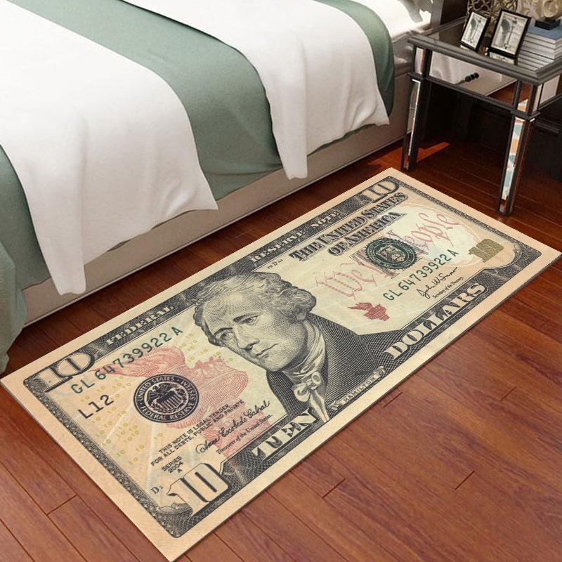 Crystal Velvet Floor Mat – квадратна подложка за хол и спалня, полиестерно влакно, печатна изработка, пране, персонализирана опция