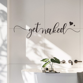 PVC αυτοκόλλητο τοίχου για μπάνιο — αδιάβροχο, μοντέρνο μινιμαλιστικό στυλ, 1 τεμάχιο