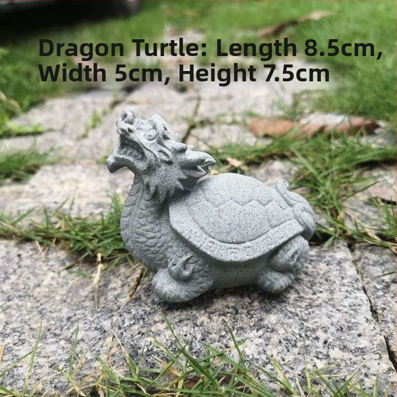 Μίνι άγαλμα Βούδα για ενυδρείο, διακοσμητικό πέτρινο Βούδα με Wenchang Pavilion, διακόσμηση βραχώδους κήπου