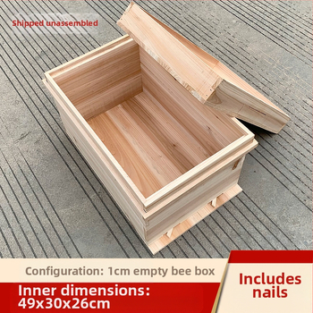 Гнездна и основна рамка за пчеларство, дървена от китайски смърч, полуготови, съвместими с китайски и италиански пчели