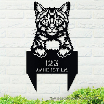 Boyada μεταλλική γλυπτική αυλής — παραγγελόμενος σχεδιασμός, διάτρητος σχεδιασμός, δώρο για νέο σπίτι