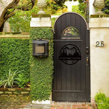 Boyada μεταλλική γλυπτική αυλής — παραγγελόμενος σχεδιασμός, διάτρητος σχεδιασμός, δώρο για νέο σπίτι