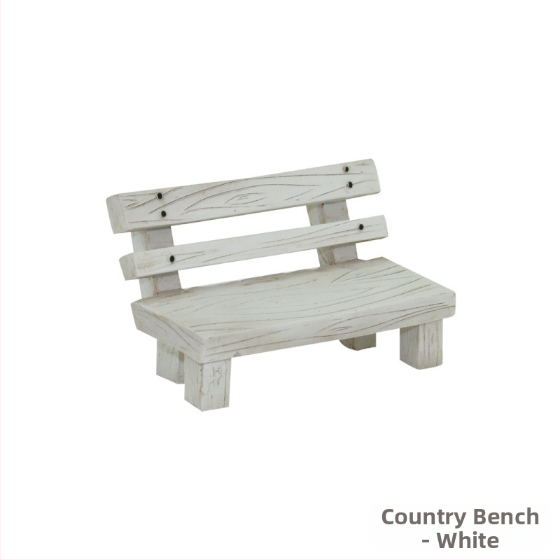 South Academy Chuanfang смола миниатюрна табуретка декоративен елемент за микро ландшафт и саксийни съдове • материал: смола • технология: процес на смола • стил: прост