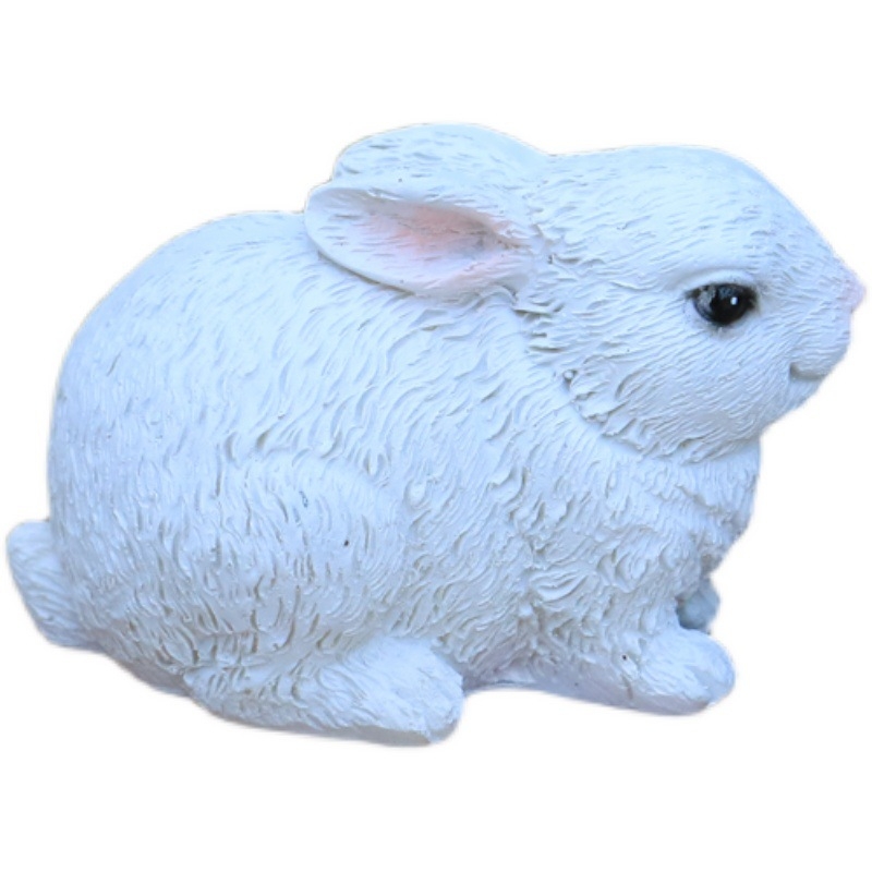 Λαγουδάκι μικροτοπίο μπονσάι διακοσμητικό για μπαλκόνι κήπο — συνθετική ρητίνη, 3D μοντελισμός, ιδανικό δώρο γενεθλίων για συμμαθητές