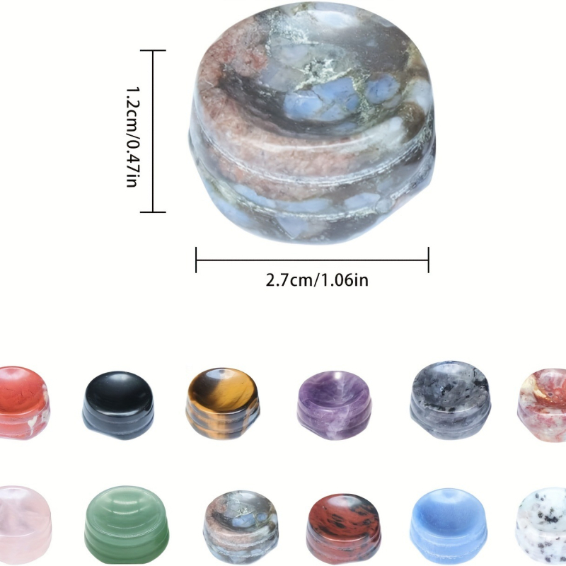 Suport decorativ pentru sferă din agat natural — tip cristal: cristal natural; bază rotundă pentru sferă; aspect: alte ornamente gravate