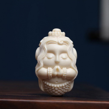 Ξύλινο χειροποίητο φυλαχτό Ivory Fruit, unisex κρεμαστό για διακόσμηση σπιτιού, κινεζικού στυλ