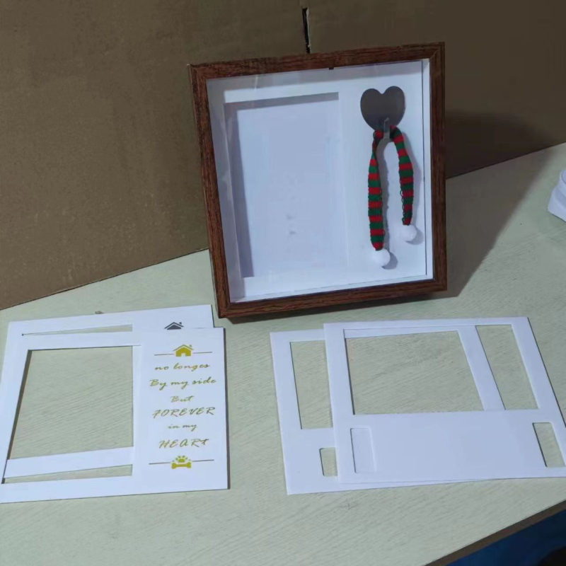 Фоторамка за домашни любимци – мемориална дървена фоторамка за котки и кучета за стена (Дървена; Фоторамка; Дом/Офис употреба)