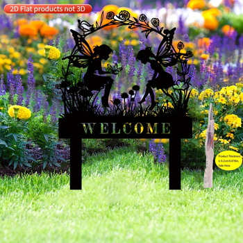 1 τεμάχιο πινακίδα καλωσορίσματος με μαγευτικό σχέδιο πεταλούδας-νεράιδας - ακρυλικό, μοντέρνο μινιμαλιστικό στυλ, χαρακτική και εκτύπωση, ημι-χειροκίνητη και ημι-μηχανοκίνητη κατασκευή