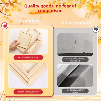 Πηλό πλαίσιο εικόνας, ξύλινο τρισδιάστατο σχέδιο, στυλ καρτούν, διακοσμητικό