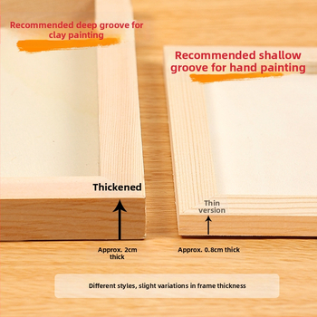 Πηλό πλαίσιο εικόνας, ξύλινο τρισδιάστατο σχέδιο, στυλ καρτούν, διακοσμητικό
