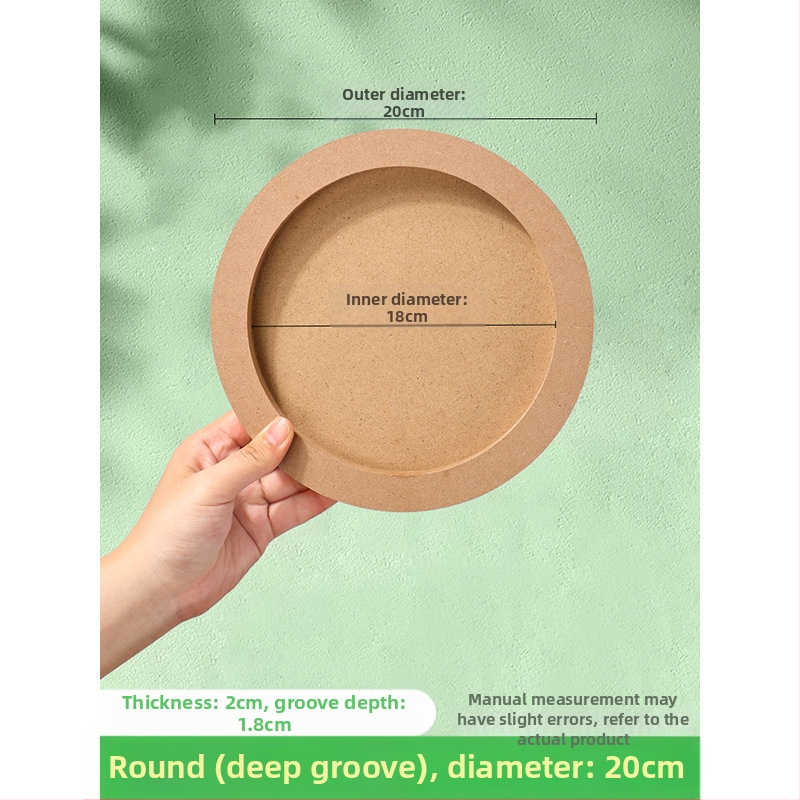 Глинена рамка за картина, дървена триизмерна рамка, стил карикатура, орнамент