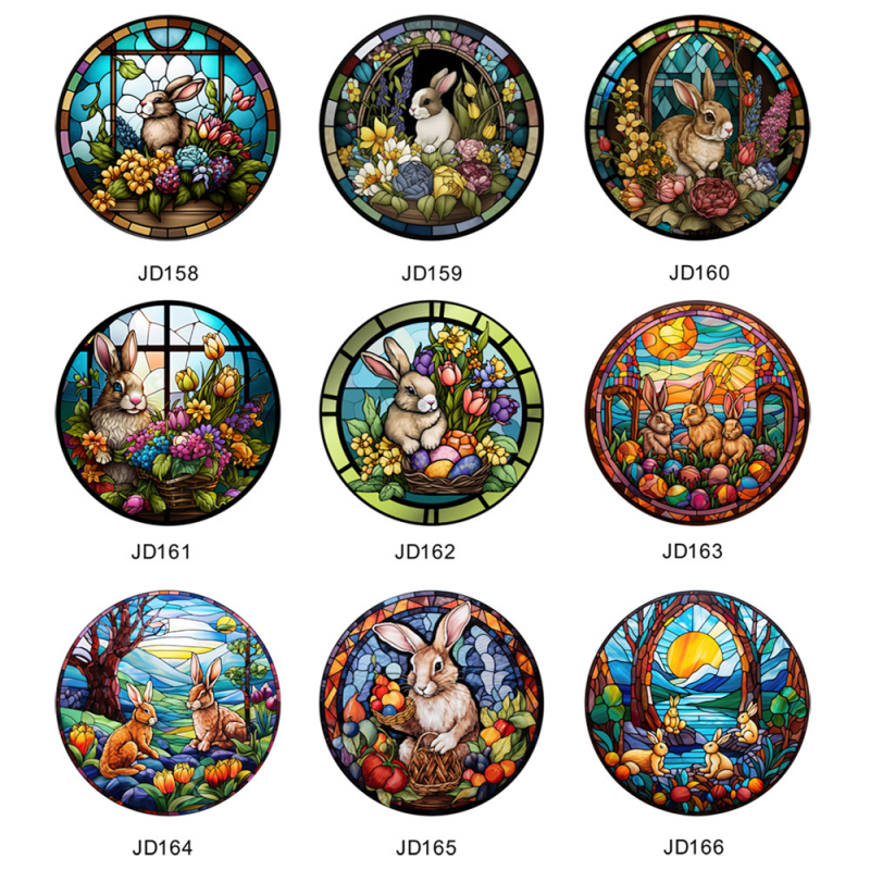 Ηλεκτροστατικά αυτοκόλλητα PVC για παράθυρο με σχέδιο Πάσχα—κουνελάκι; Υλικό: PVC; Τρόπος πρόσφυσης: ηλεκτροστατικός; Στυλ: μοντέρνο μινιμαλιστικό; 1 τεμάχιο