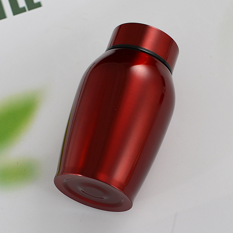 Nešiojamas uždaromas metalo arbatos indas kempingams ir kelionėms — lengvas prabangos stilius, nerūdijantis plienas, dažytas paviršius, logotipo spausdinimas galimas