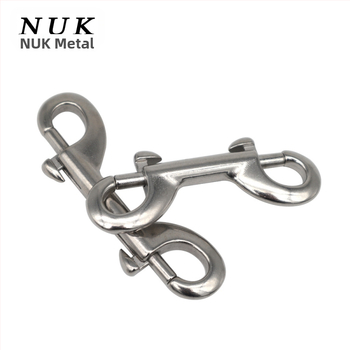 316 неръждаема стомана двойна пружинна кука с две глави B-образна за подводни дейности бързо освобождаване