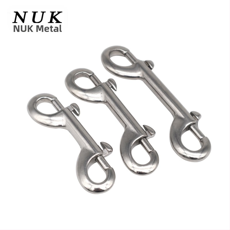 316 неръждаема стомана двойна пружинна кука с две глави B-образна за подводни дейности бързо освобождаване