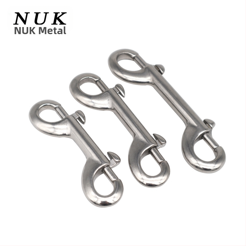 316 неръждаема стомана двойна пружинна кука с две глави B-образна за подводни дейности бързо освобождаване