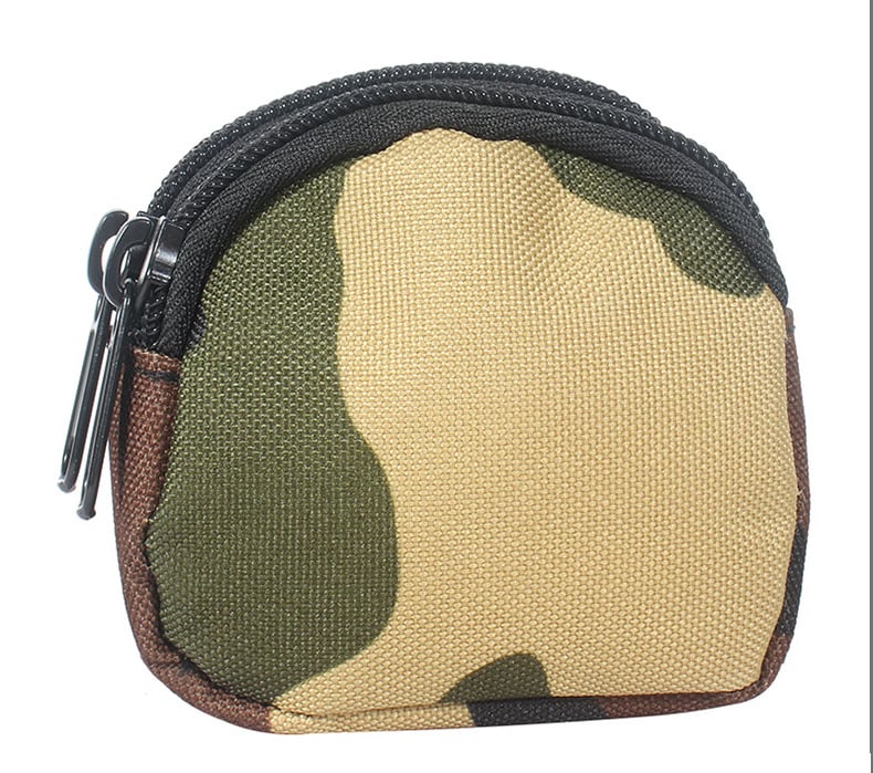 Manba Outdoor Тактическа поясна чанта, нейлон, камуфлажен дизайн, монетник и мини джоб за монети, унисекс