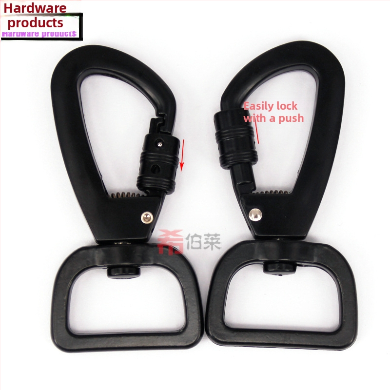 Hebrew Тип D, квадратен край, цинкова сплав, бързосваляща катарама със заключване за дрехи