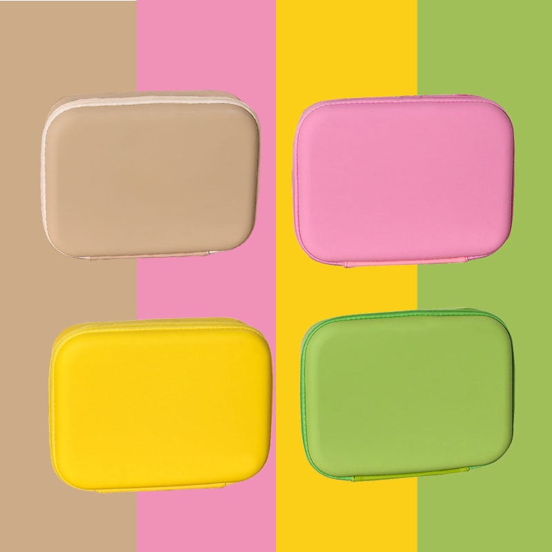 Козметична чанта EVA, найлонова подплата, урбан стил, функция съхранение, за жени