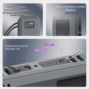 SIKAI Power Bank apsauga Anker 737 — silikoninis dėklas, suderinamas su 737, baterija neįtraukta