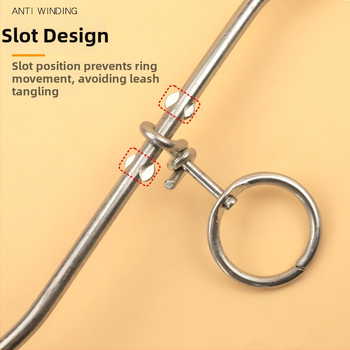 Hartley μεταλλικός στύλος για σκύλους με σπειροειδή αγκύρωση εδάφους για εξωτερική χρήση