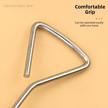 Hartley μεταλλικός στύλος για σκύλους με σπειροειδή αγκύρωση εδάφους για εξωτερική χρήση