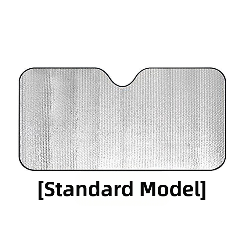 Pluche automobilio priekinio stiklo skydelis, aliuminio folija, automatiškai išsitiesiantis, tvirtinimas statiniu lipu, universalus suderinamumas