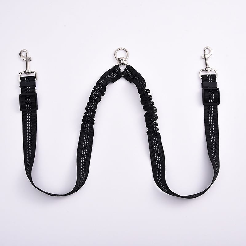 Двойно-главна каишка за две или повече кучета, неподвижна каишка за теглене, за домашни любимци