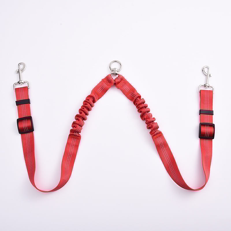 Двойно-главна каишка за две или повече кучета, неподвижна каишка за теглене, за домашни любимци