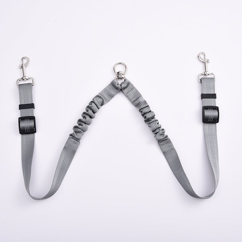 Двойно-главна каишка за две или повече кучета, неподвижна каишка за теглене, за домашни любимци