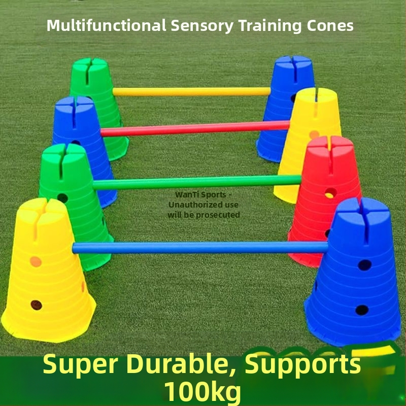 Sensorinės integracijos treniravimo priemonės: su skylėmis kibiras su plokščiu viršumi, vaikų įranga – Prekės ženklas: wuzhe; Medžiaga: Kita; Tinkamas sportas: Futbolas