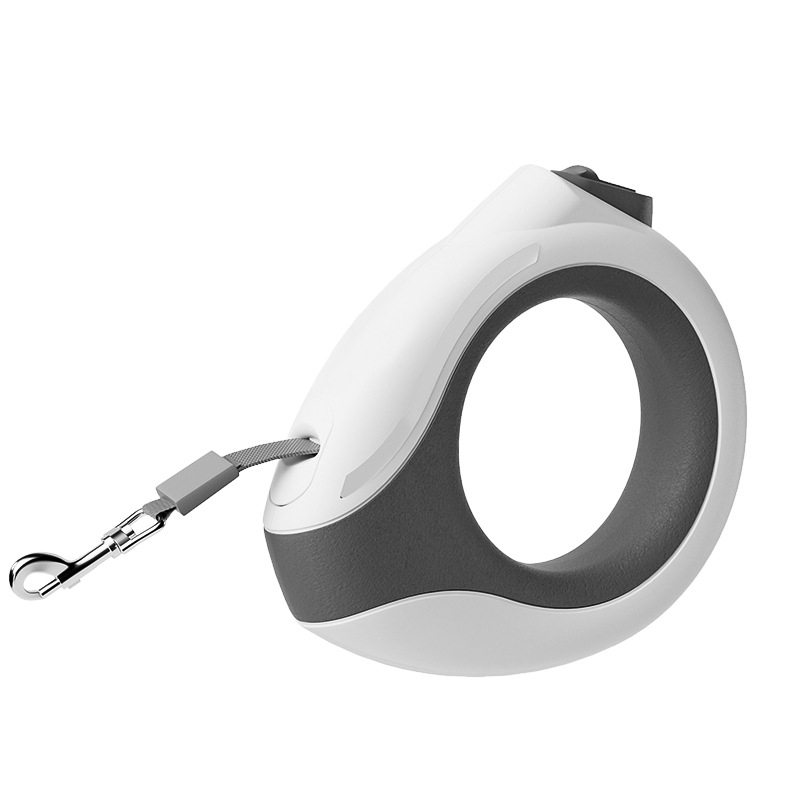 Behúzható kutyapóráz, ABS anyag, teleszkópos kialakítás, Hippy Dog márka, Jiangsu eredet