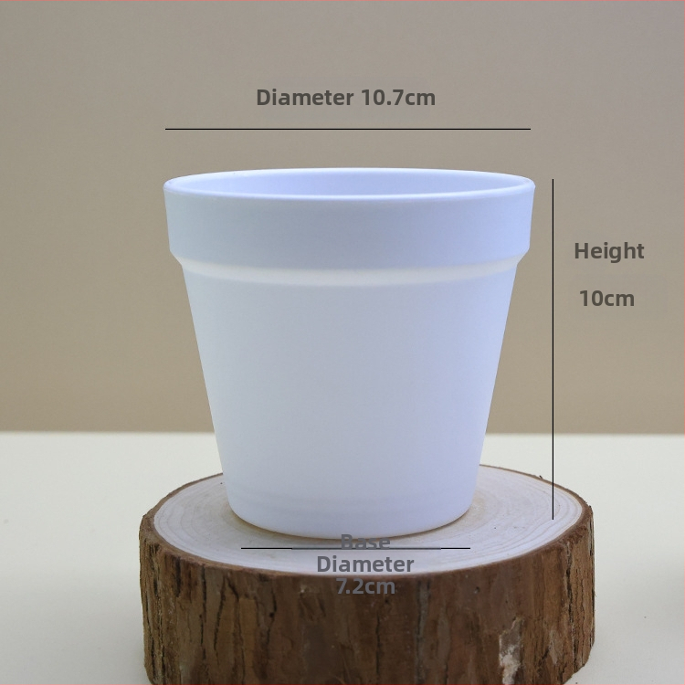 Plastmasas puķu pods ar rokdarbu vilnas detaļu, piemērots galda un automobiļa aromaterapijai (Zīmols: Cits; Materiāls: Plastmasas izejvielas; Amatniecība: Plastmasas izstrādājumi; Tips: Liels nacionālais standarts)