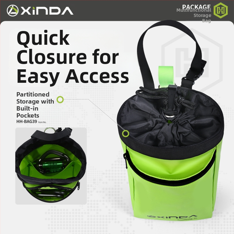 Xinda H Series vonkajšia taška na náradie pre prácu vo výškach, lezenie po stromoch, speleológia a horolezectvo, prenosná taška na pás