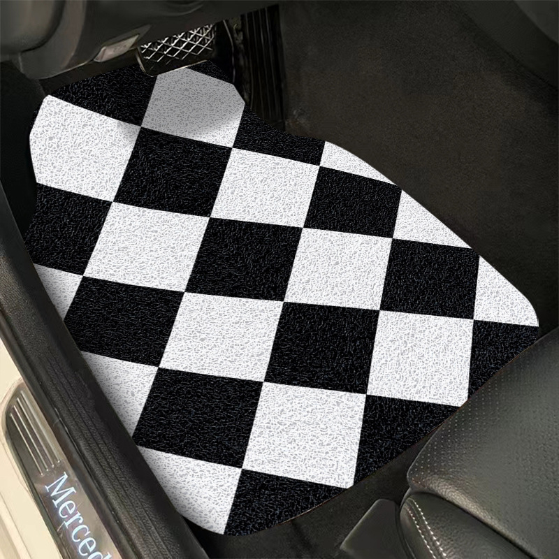Automobiļa kāju paklājs ar vadu cilpu – vispārēja saderība, logotips drukāts, griežams, viegli kopjams, pretslīdēšana