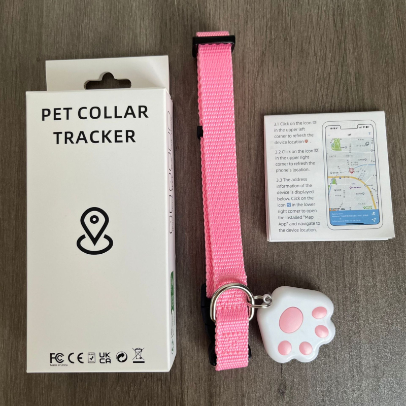 Θήκη σιλικόνης για κολάρο κατοικίδιου με εντοπιστή τύπου AirTag – μοντέλο ltemX Locator, Bluetooth 5.0, 220mAh, ABS+PC+σιλικόνη, βάρος 9,5 g